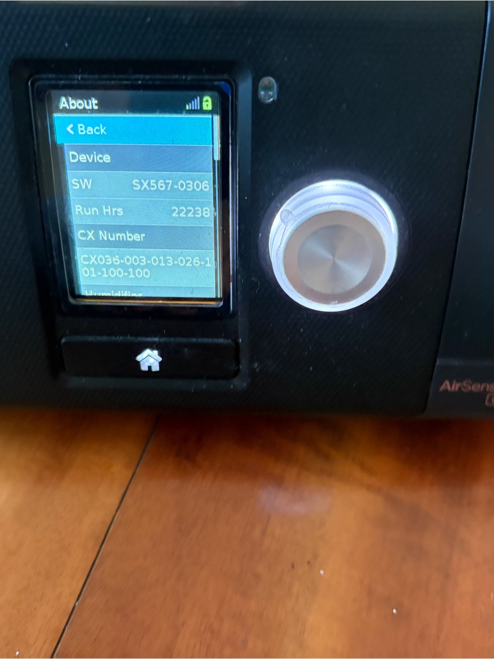 AirSense 10 AUTOSET Machine with Bag 22,238 hrs